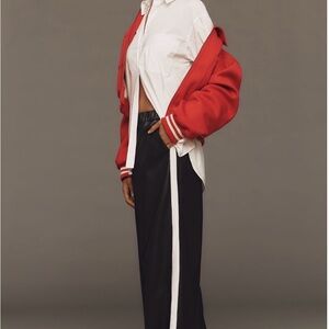 Maeve Black and White Pants